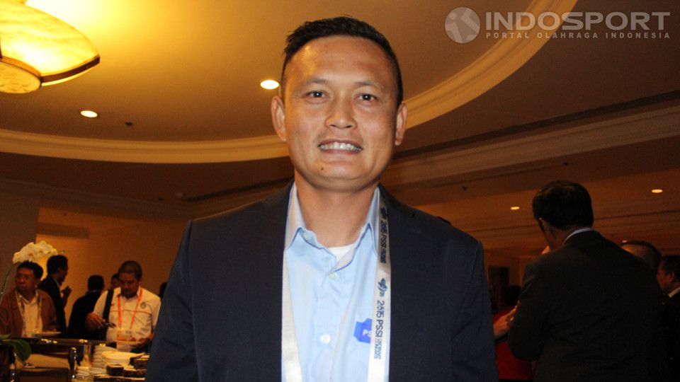 Ketua Asosiasi Pelatih Sepak bola Seluruh Indonesia (APPSI), Yeyen Tumena. Copyright: © Riki Ilham Rafle/INDOSPORT